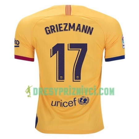 Fotbalové dres FC Barcelona Antoine Griezmann 17 Venkovní 2019-2020 Krátký Rukáv